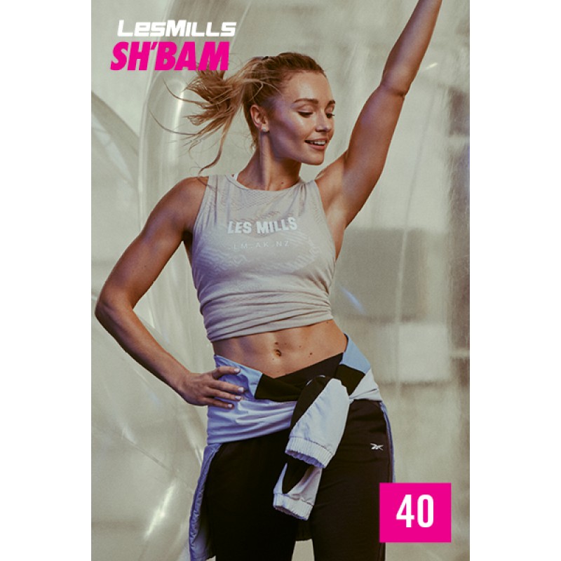 [Hot Sale]LesMills SH BAM 40 New Release 40 DVD, CD & Notes